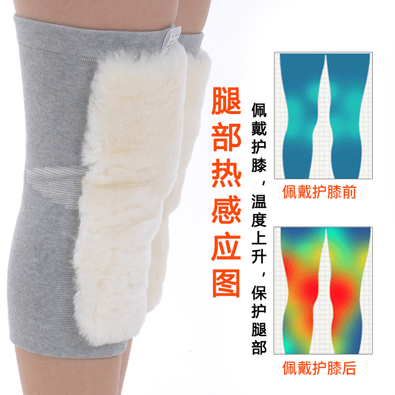 Winter Warm Knee Protector Wool Leg Warmers Pain Relief Kneecap Prevent Arthritis Woolen Thermal Knee Pads Men Women 1 Pair