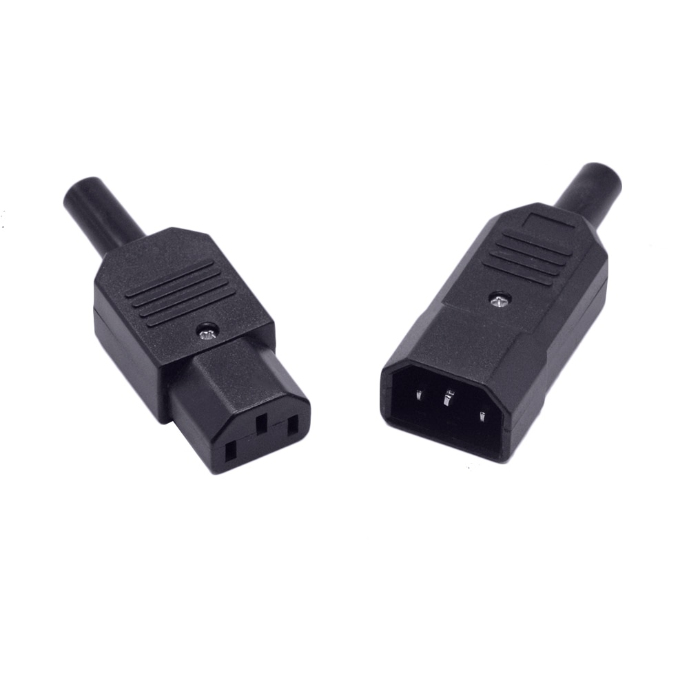 IEC320 C14 UPS plug Man Vrouw Stekker Connector Ne... – Vicedeal
