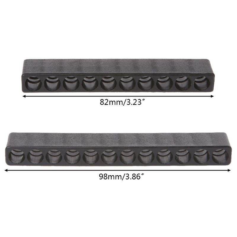 Screwdriver Hole 10/12 Holes Hex Shank Bit Holder Plastic Head Storage Case Tool