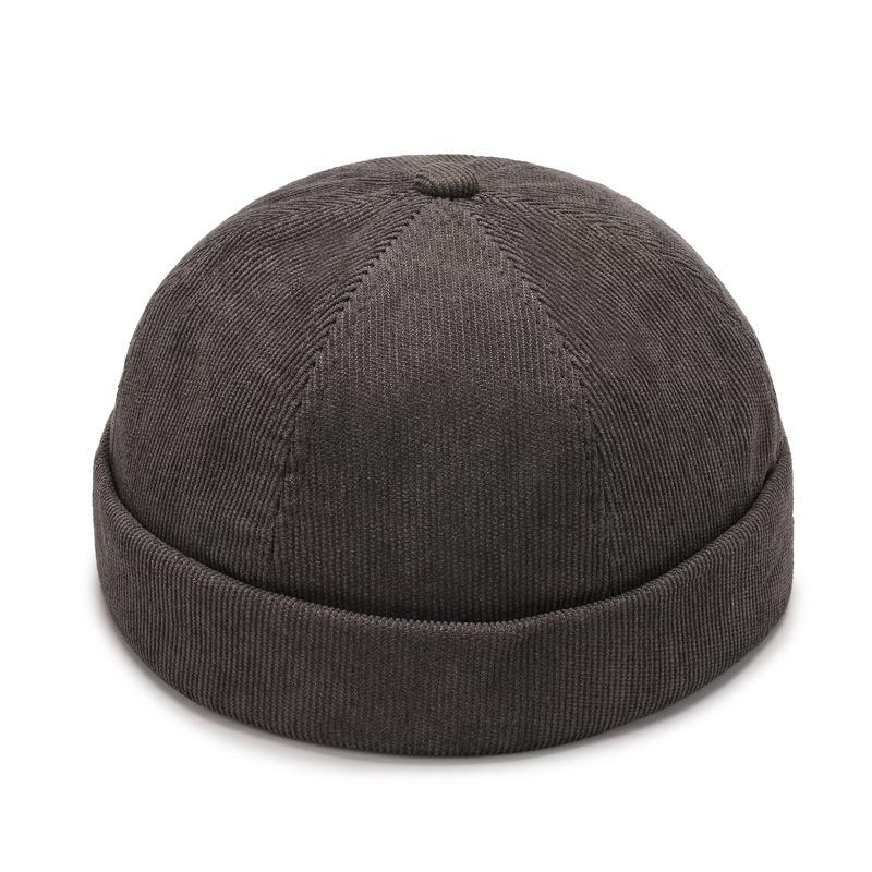 Solid Color Beanie Skull Cap Dome Brimless Hat Men Women Girls Hip Hop Docker Cap Melon Cap Vintage Landlord Hats Beanie: Lavender