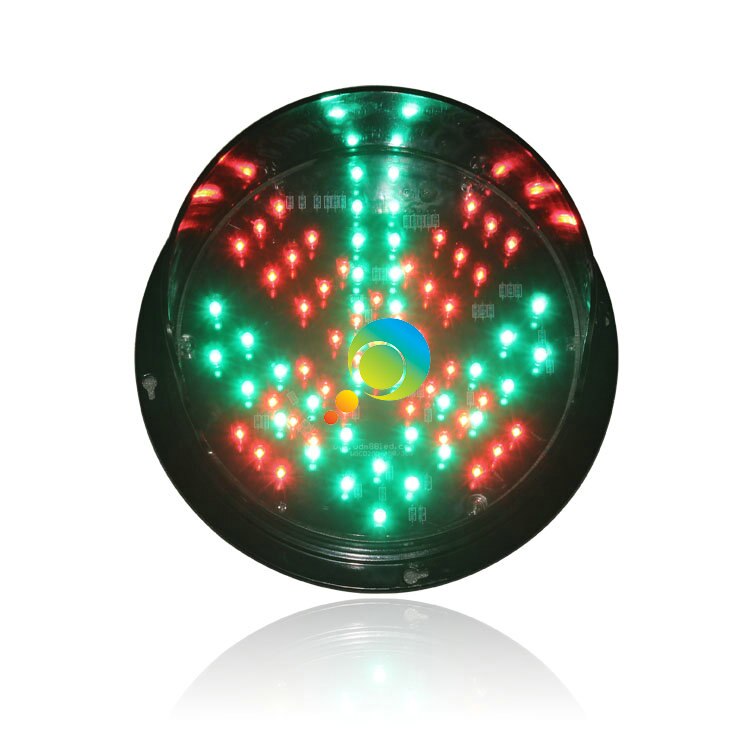 DC24V 8 Inch Led Verkeerslicht Module Rood Kruis Groene Pijl Led Vervanging Voor