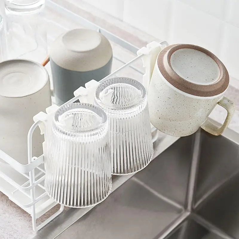 4 Layers Paper Cup Holder Disposable Cup Bracket Coffee Milk Tea Bar Drinking Holder Plastic Storage Rack Cup Divider