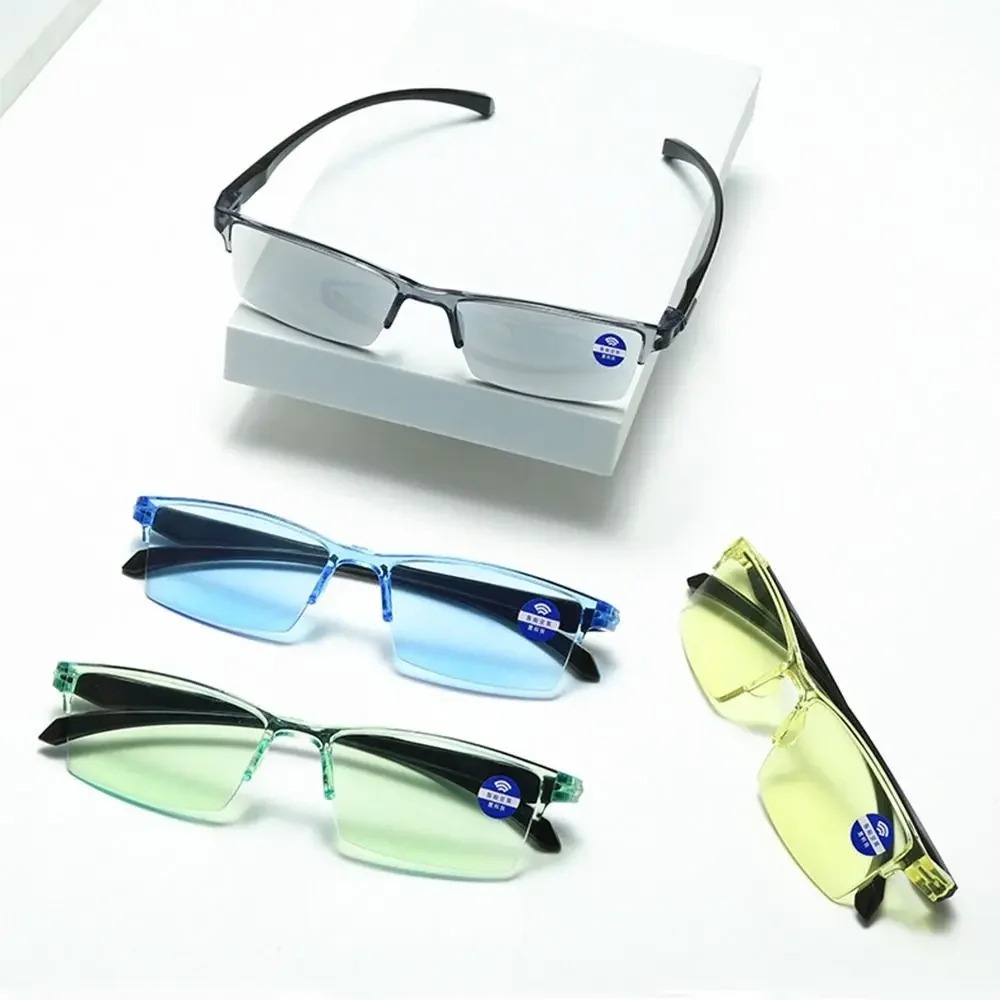 Gafas con Zoom automático inteligente para hombres y mujeres, gafas de lectura con luz azul, gafas ópticas para computadora