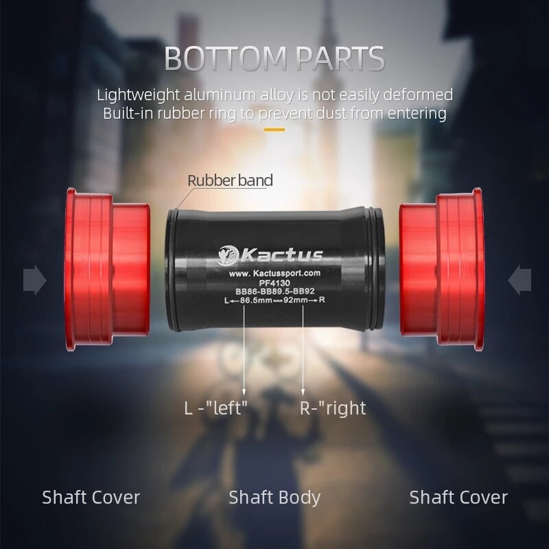 Bicycle Pressfit Bottom Bracket BB92 86 F4130 G3 Ceramic Bearing For SRAM/Rotor Axis 30mm Mtb Road Bike Crankset Width 86.5-92mm