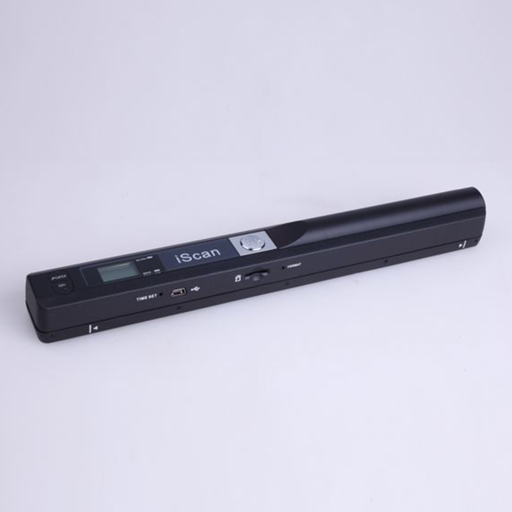 Mini-dokumentenscanner mit 900 dpi, tragbar, handlich, hochgeschwindigkeitsscanner, jpeg/pdf-format, kompakt, usb, 2.0 stifte, lcd-display.