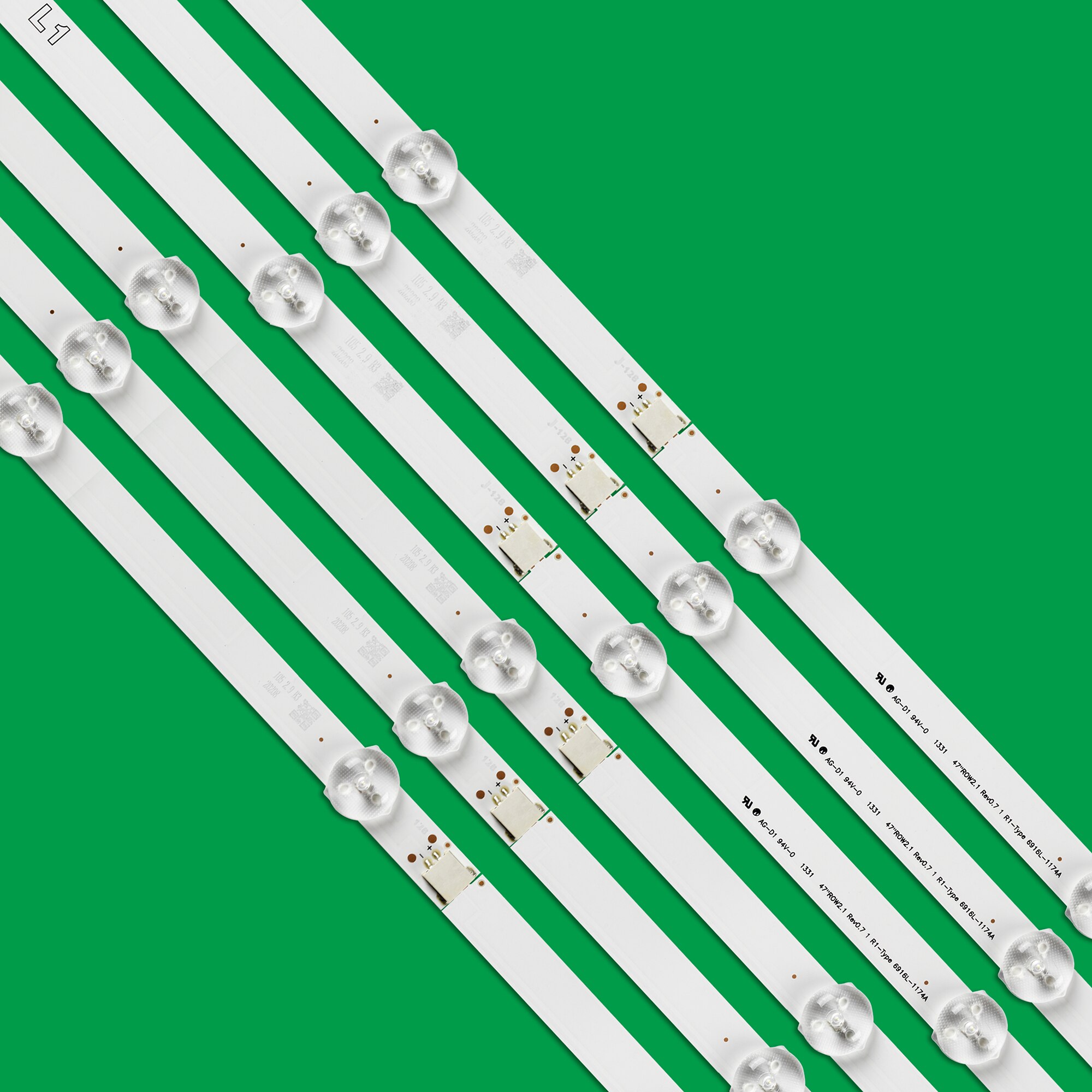 Erstatning bakgrunnsbelysning ledet stripe bar til  lg 47 ln 570s 47 ln 575s 47 la 620s 47 ln 575v 47 la 620v lc470 pga 47 ln 578v 47 ln 577v 47 ln 575u