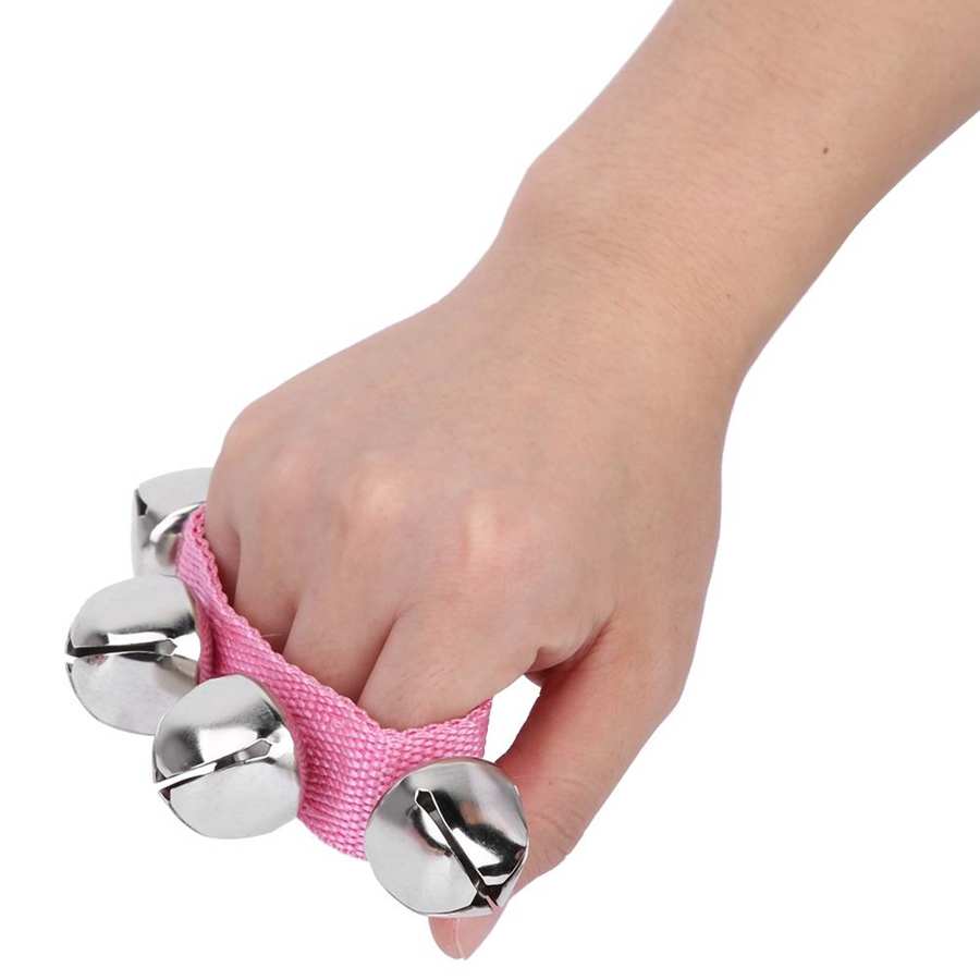 3 Sets Wrist Jingle Bells & Wooden Flute & Whistle