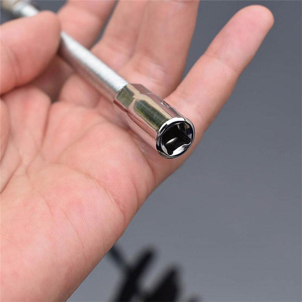 Electric Wrench Sleeve Socket Extension Tool Universal Rod Bendable flexible shaft Hose Cardan Shaft Connection Soft Metal Link