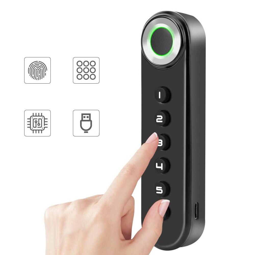 Smart Digital Fingerprint Cabinet Lock/ Electronic Biometric Fingerprint Drawer Locks