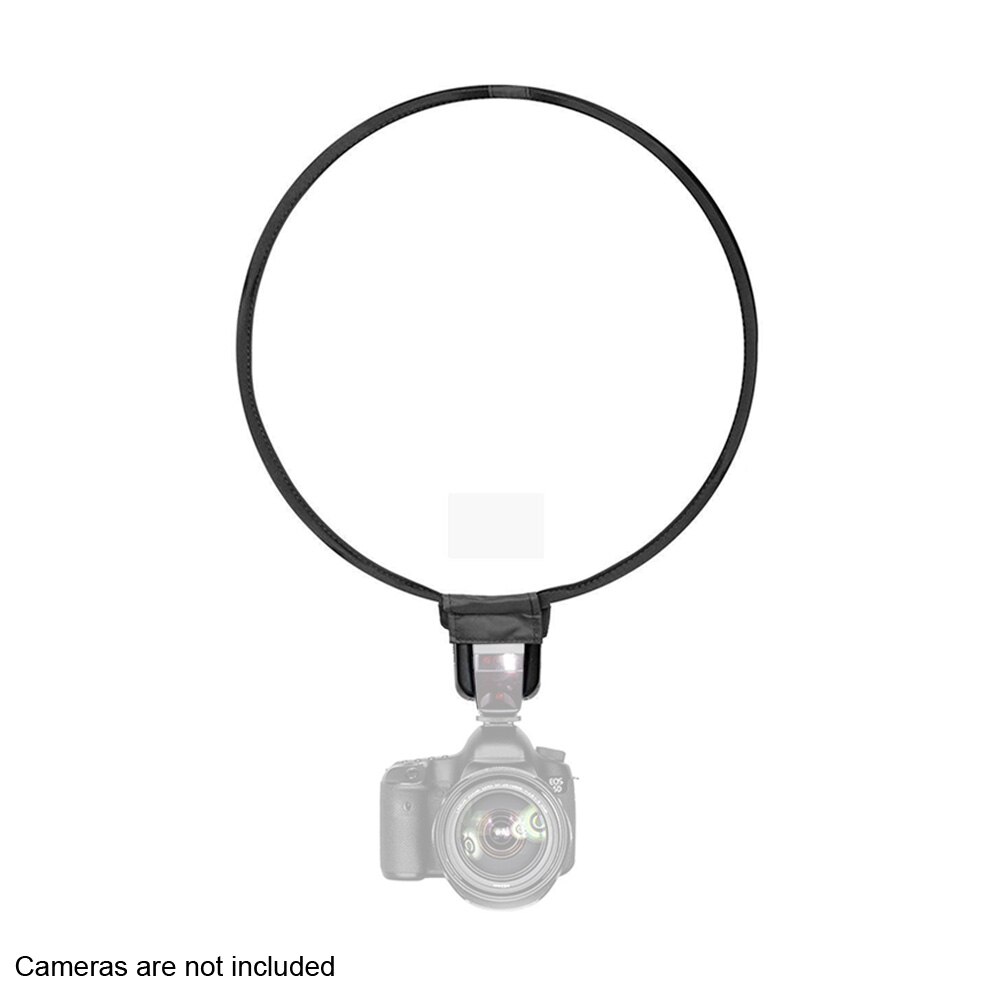 40Cm 30Cm Ronde Universele Portable Speedlight Softbox Flash Diffuser Op-Top Soft Box Voor Camera Flash Licht diffuser