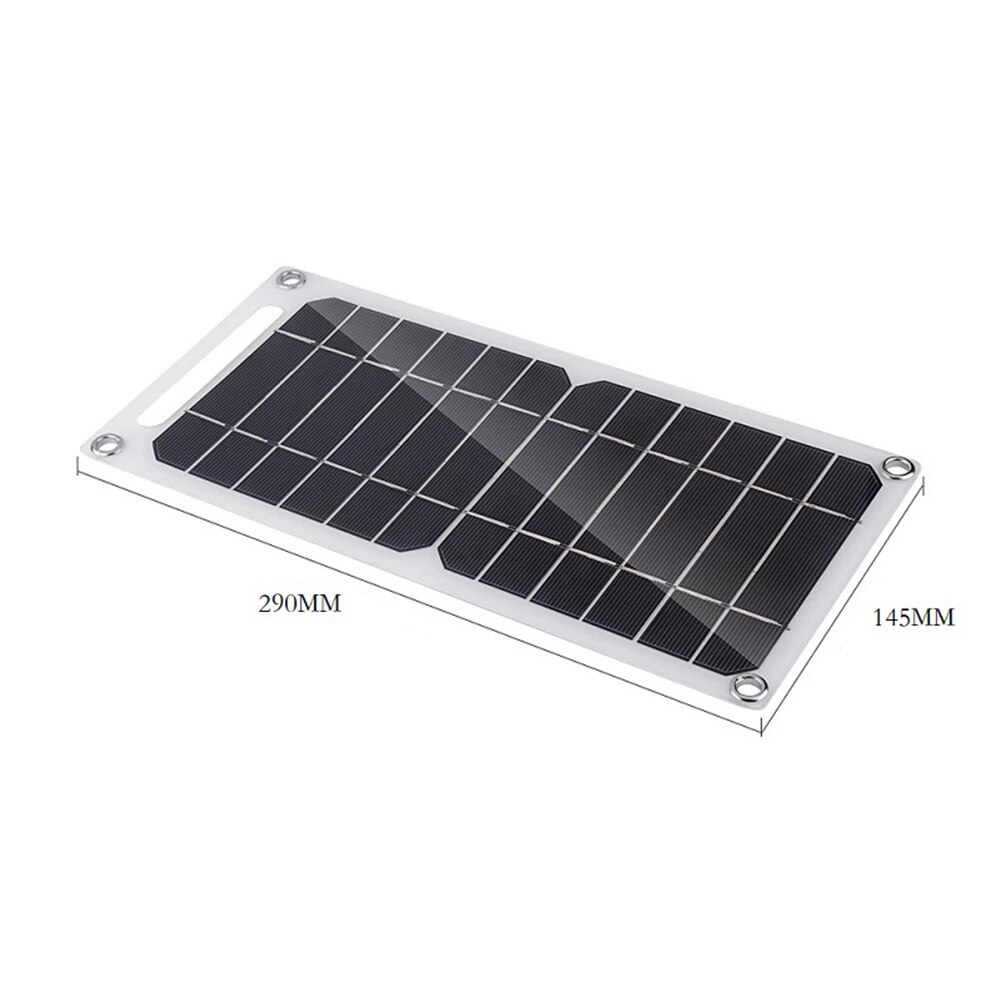 6W 5V USB Solar Panel Outdoor Travel Hiking Camping Portable Cells Power Bank Battery Solar Charger Generator for Mobile Phone