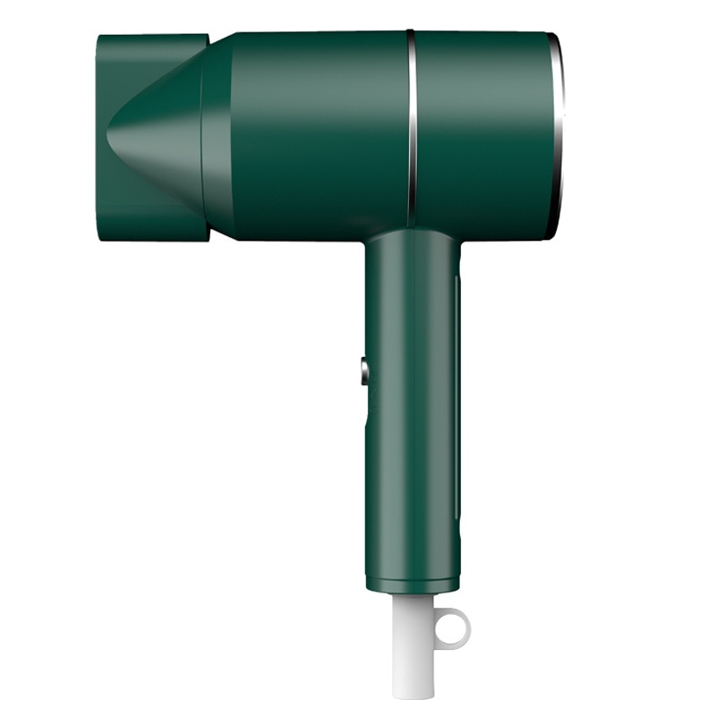 Hair Dryer Blow Household 500W Hair Dryer Electric Hairdressing Blow Adjustment Air Dryer Cold And Air Blower: Green