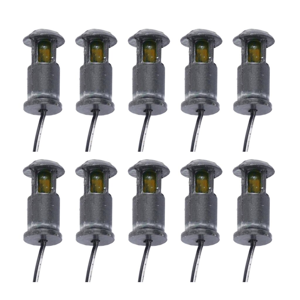10 Pcs Led Model Lamp Gras Gazon Lantaarnpaal Lichten Mini Diorama Landschapsarchitectuur