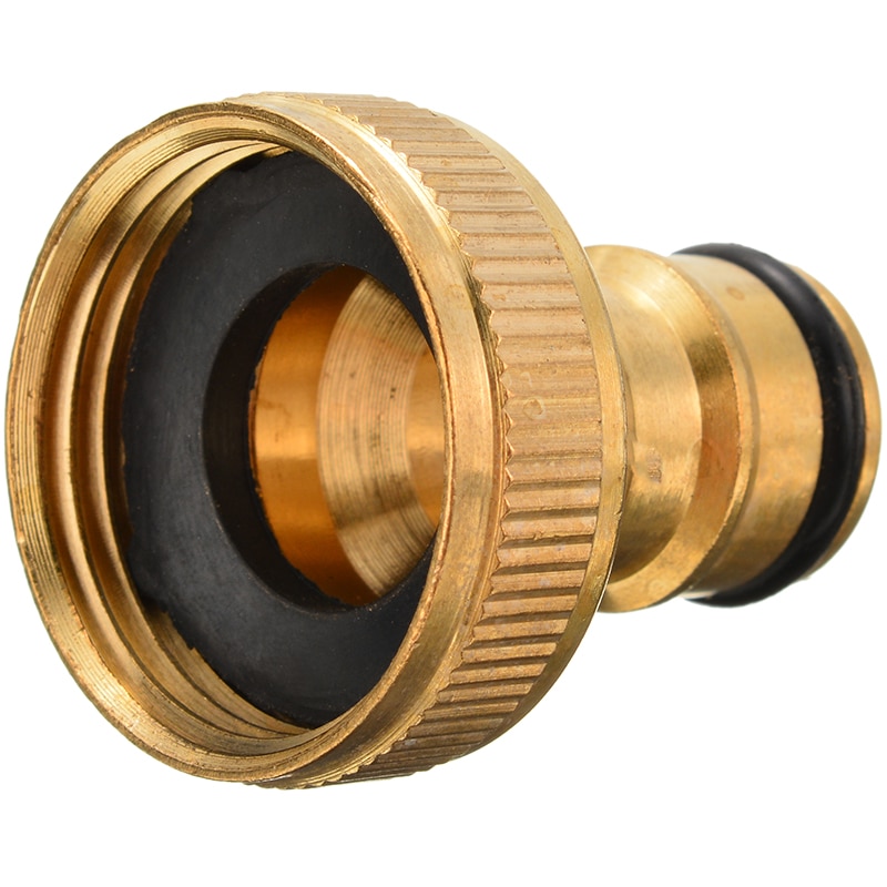 Grifo de latón de 3/4 pulgadas adaptador de conector rápido conectores de agua de jardín para sistema de riego
