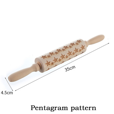 Kerst hert cartoon bakken deegroller taart koekje fondantdeeg gegraveerde roller rendier sneeuwvlok fondant taart reliëf: F.pentagram
