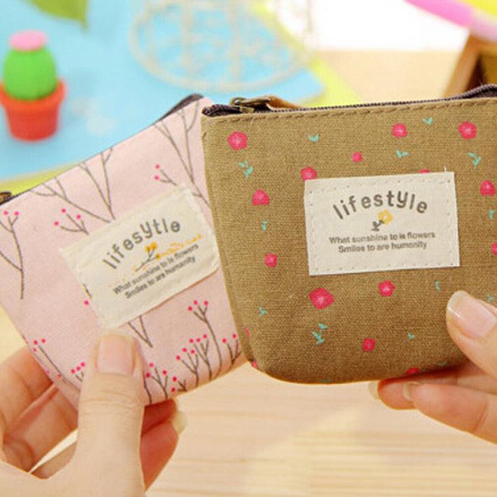 Women Short Wallets Portable Wallet Zipper Closure Key Purse Card Holder Wallet Woman Small Coin Purse