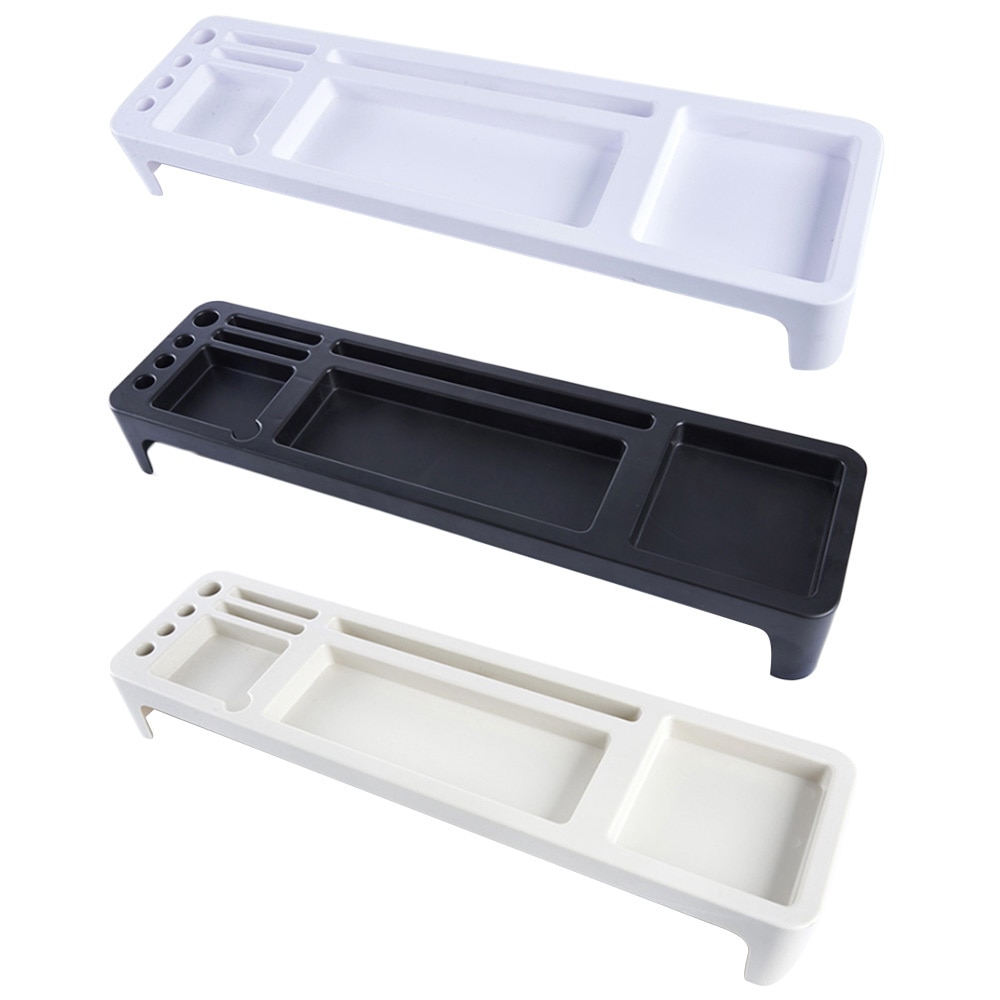 Plastic Desktop/stationary Organizer Table Storage Shelves Office Storage Organizer Computer Rack Keyboard Shelf For Phone