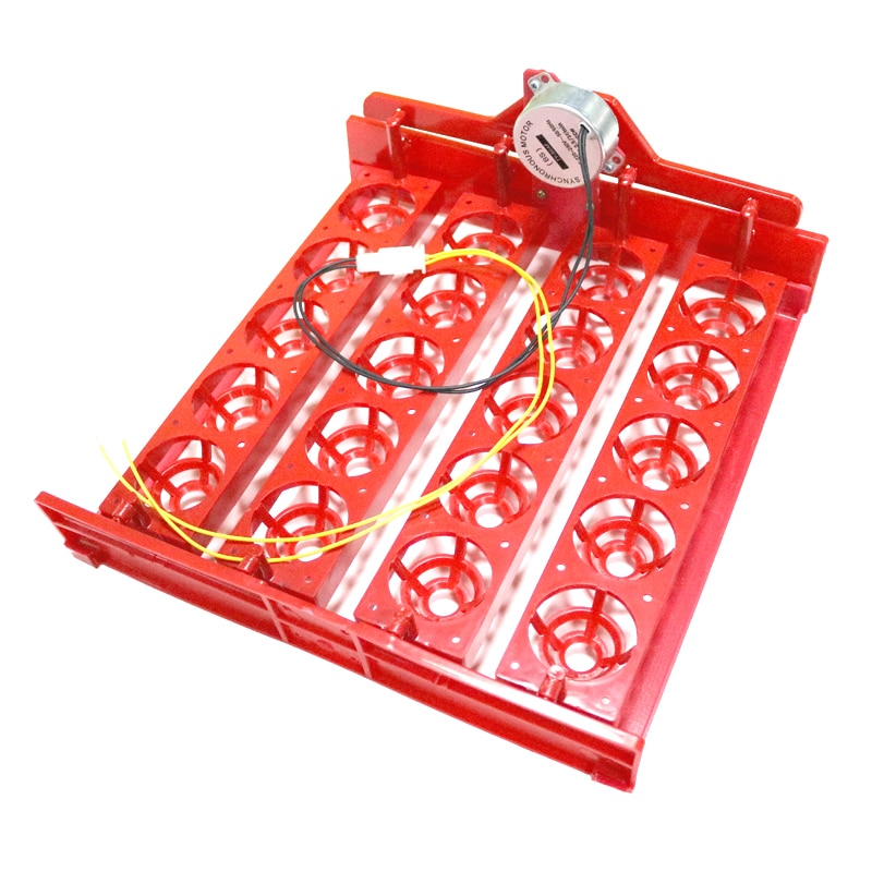 20 Eggs Incubator Turn Eggs Tray 220V/110V/12V Motor Chicken Eggs Automatic Hatching DIY Incubator Accessories Equipment 1 Set