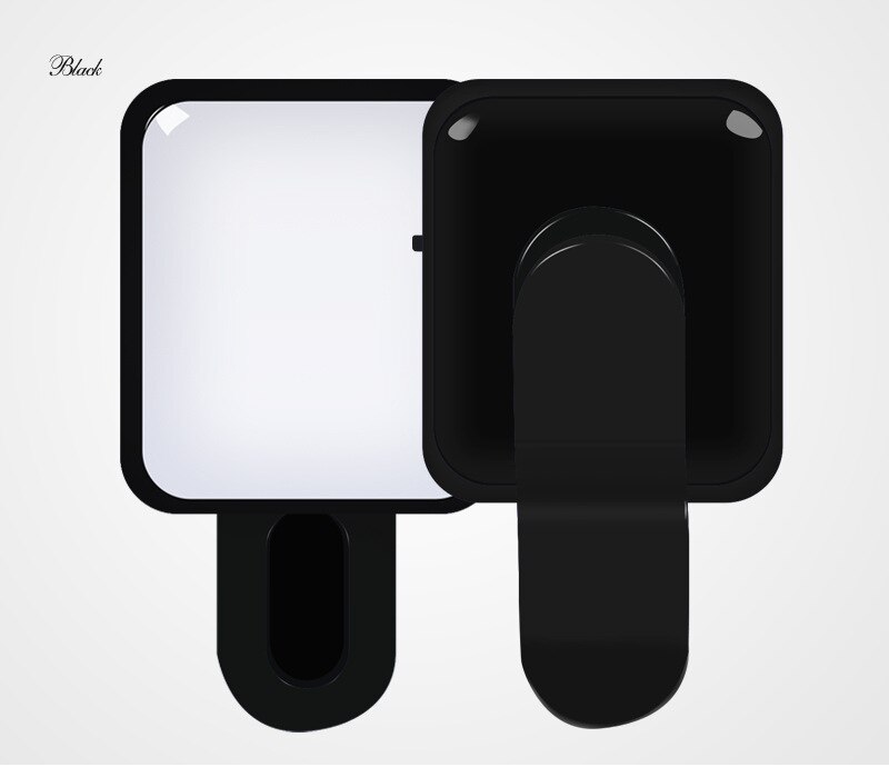 Fotografie Licht Led Licht Invullen Mobiele Telefoon Externe Zelfontspanner Vullen Licht Schoonheid Flash Ring: black