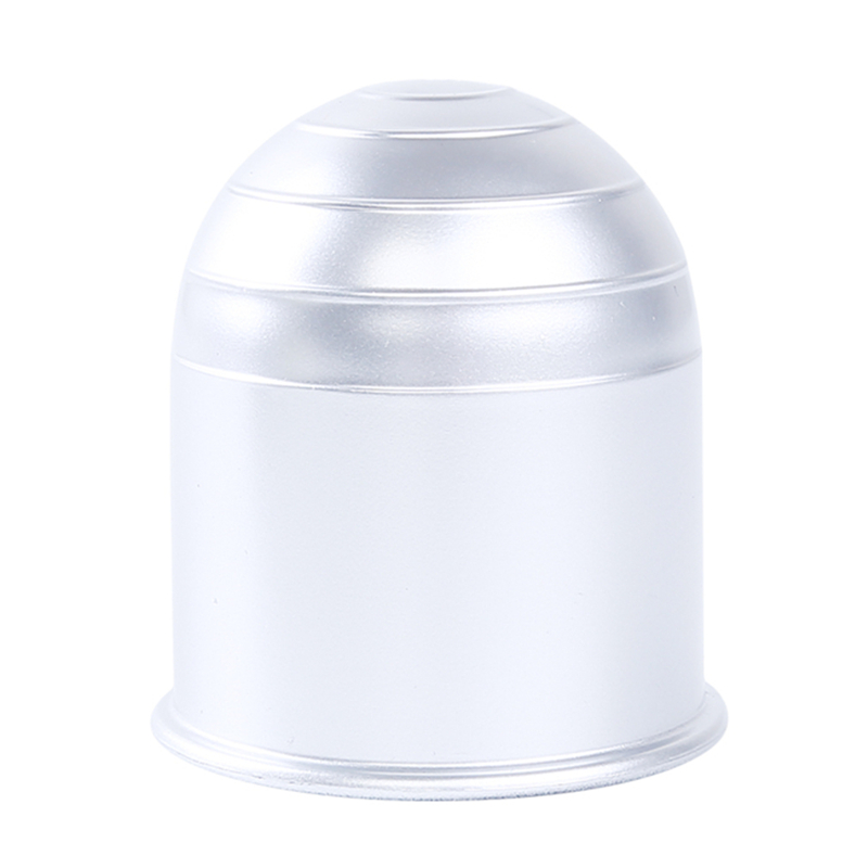 Accessori per rimorchio universali da 50 mm Copertura per palla per rimorchio nera Barra di traino Tappo di copertura a sfera Protezione per gancio di traino Car Styling: Argento