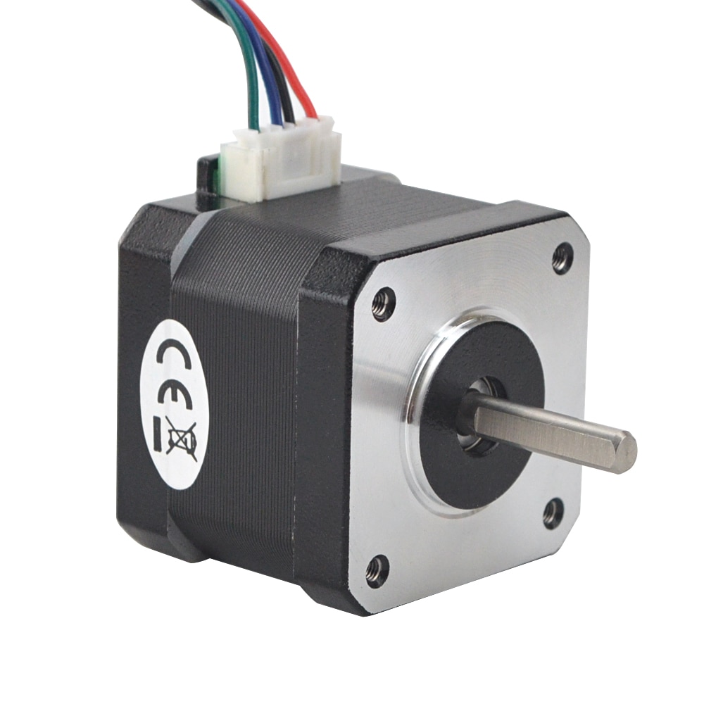 5PCS 37.5mm Nema17 Stepper Motor 42 Motor Nema 17 Motor 42BYGH 1.7A(17HS4401S) Motor 4-lead for 3D Printer CNC