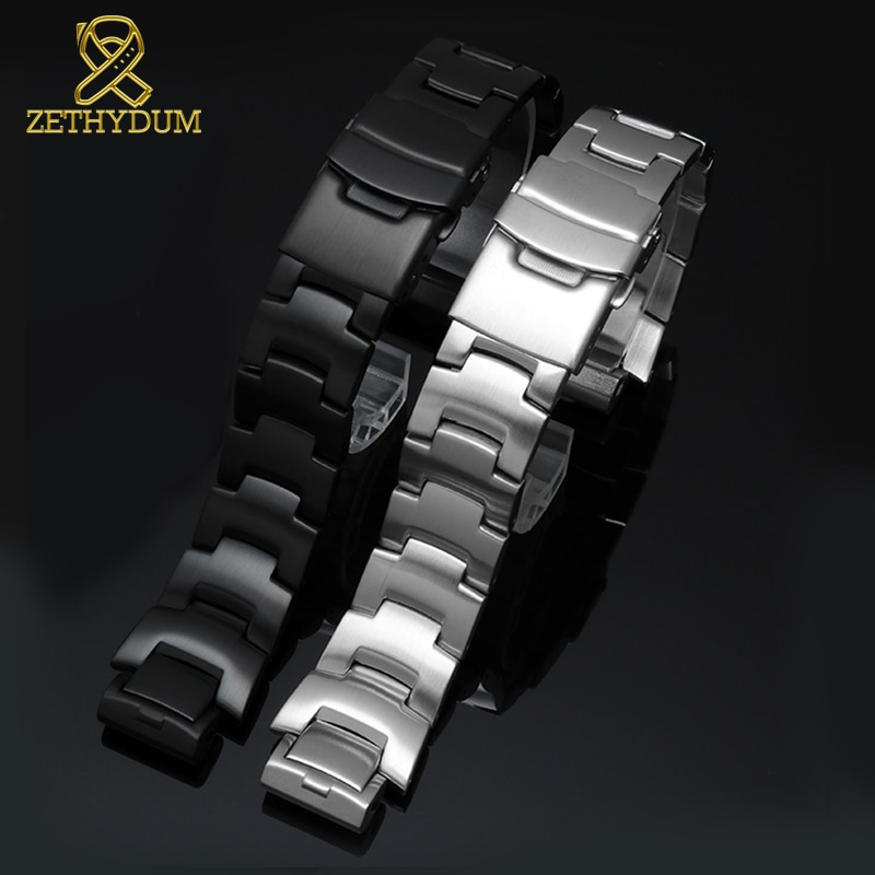 Roestvrij Staal Horlogeband Voor Casio PRW-6000/6100/3000/3100 Horloge Band 16 Mm Metalen Horloge Band