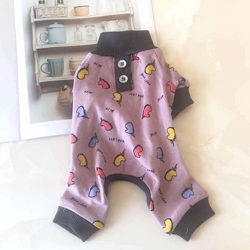 Ubrania dla zwierząt nowe modele jesienne i zimowe wełniane rozciągliwe ubrania dla misia niż panda ubrania czteronożne: FIOLETOWY / XL