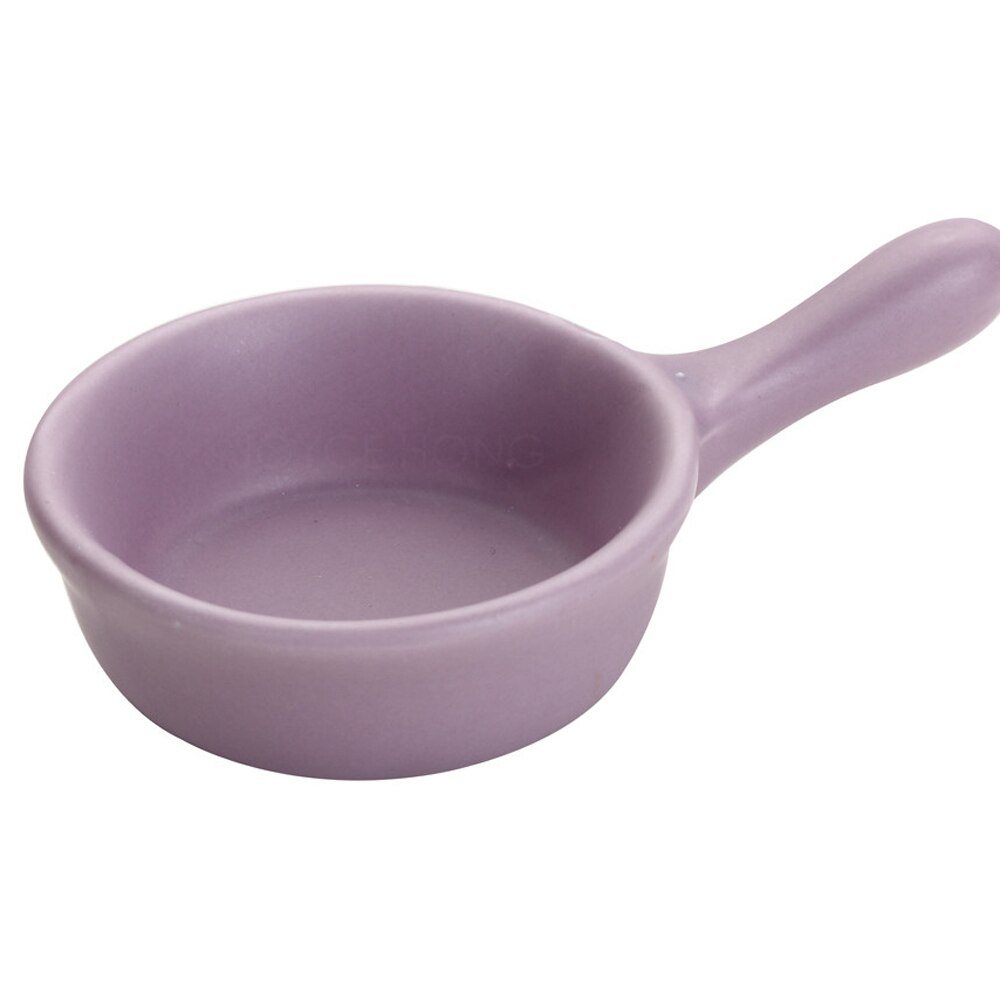 2 stk/lot keramiske krydder dip sauser fat med håndtak snack boller tallerken forrett serveringsbrett dip bolle med håndtak