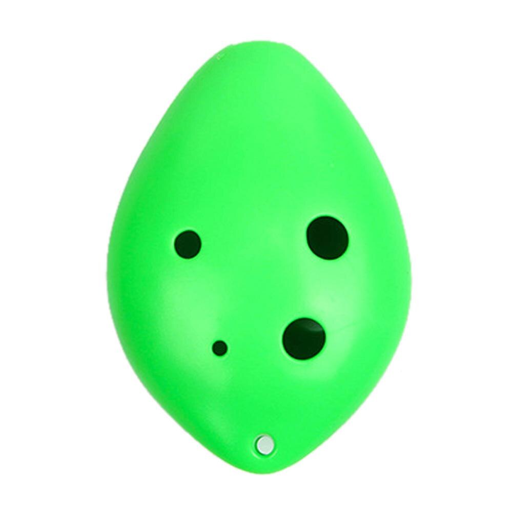 6 Holes Plastic Treble C Ocarina Kids Musical Instrument for Musical Instruments Orchestral Instrument equipment: Light Green