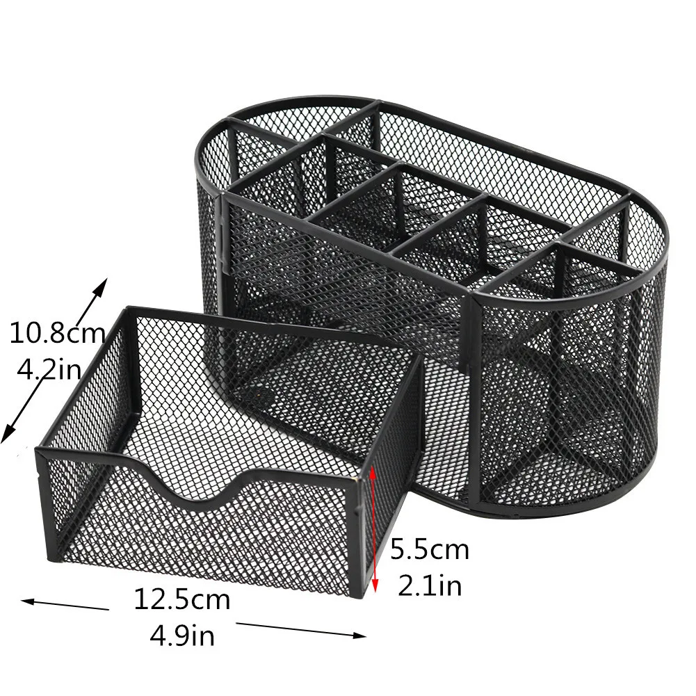 Metall Strafe Organizer Mesh Schreibtisch Organizer Tisch 9 Gitter Aufbewahrung sbox Schublade Bleistift Stift halter für Versch achtel ungs werkzeuge