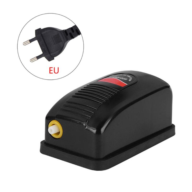 Energieffektiv akvarie ilt fisk luftpumpe mini ultra lydløs belufter eu stik  k1mf: Default Title