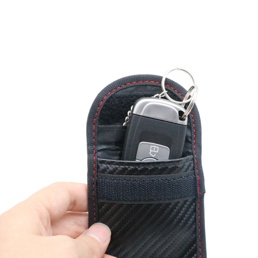 Portable Car Key Signal Blocker Faraday Bag Keyless Fob RFID Blocking Pouch Case