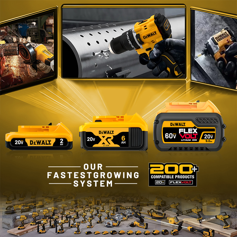 Original DEWALT battery，20V,，6AH， rechargeable lithium-ion battery， DCB115， DCB118,，Dewalt tool battery, dewalt ，DCB1104 charger
