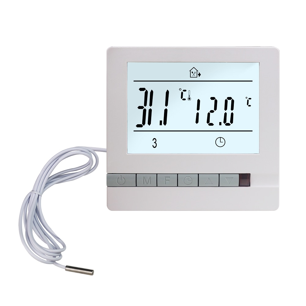 220V 16A Digitale Vloerverwarming Kamerthermostaat Lcd Programmeerbare Elektrische Voor Warme Vloer Temperatuur Controller