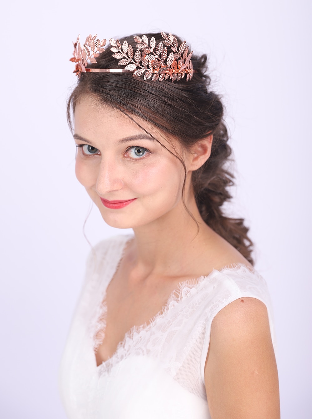 Vintage folhas casamento coroa rosa ouro prata faixa de cabelo noiva clássico headwear chique acessórios para o cabelo ornamento para mulher