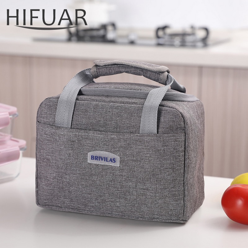 Portable Lunch Bag Cationic Insulation Lunch Box Cold Fresh Storage Bags Multi-function Insulation Handbag