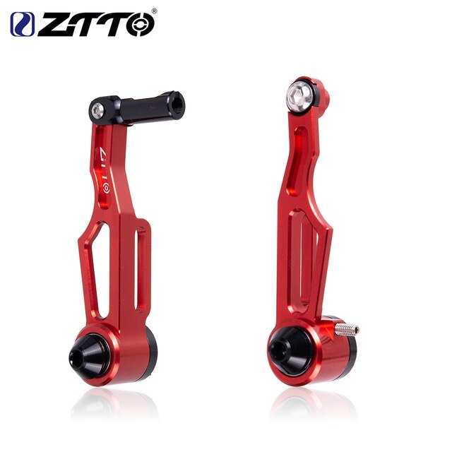 ZTTO 1 Pair Aluminum Bicycle Brakes V Brake Levers Brake Capliers Handle Mountain Cycling 2finger MTB Bike BMX V-Brake 4 Colors: Red V-Brake SL