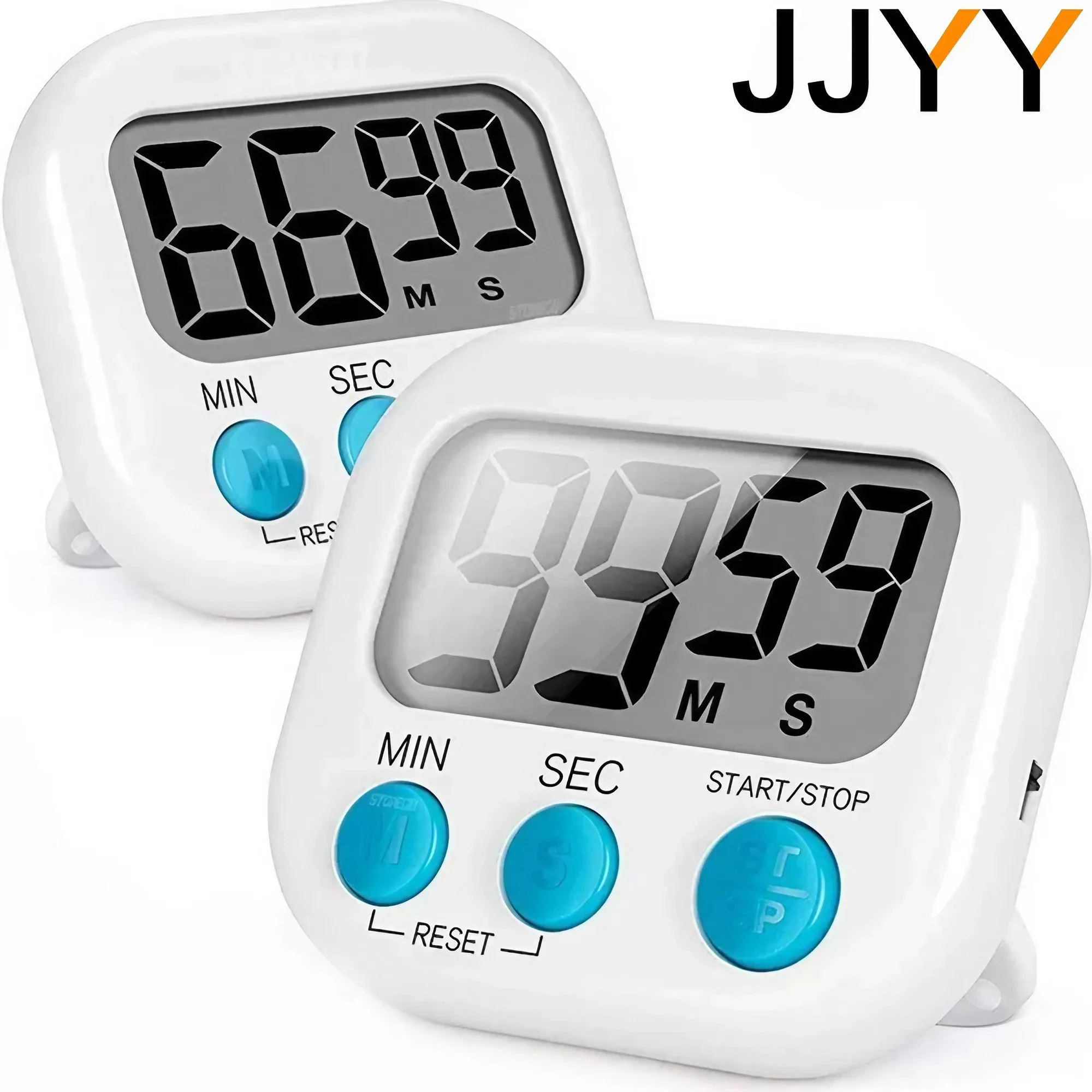 JJYY Digital Kitchen Timer, Cooking Timer, Strong Magnet Back, for Cooking Baking Sports Games Office