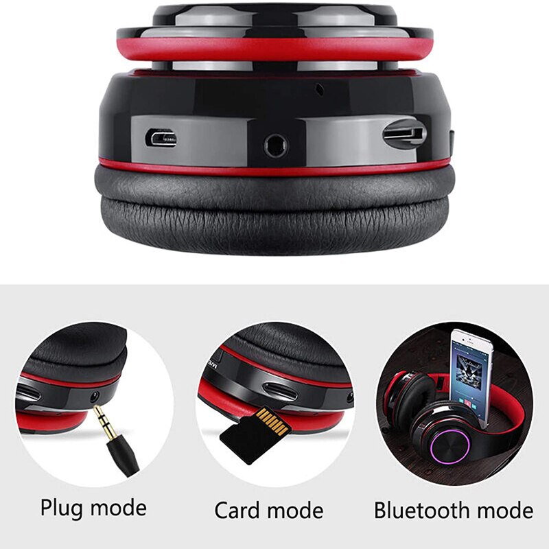 LISM Wireless Headphones - Bluetooth 5.1 - Deep Bass Stereo - TF Card Support - HIFI Sound