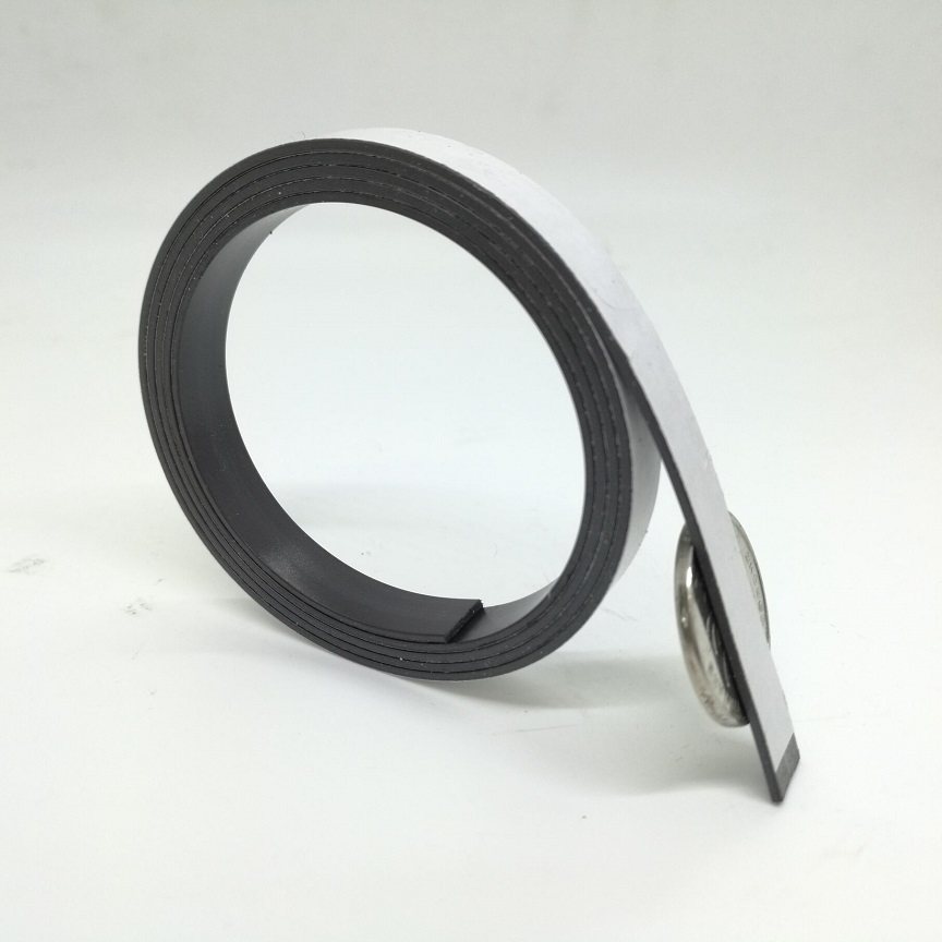 1Meter/lot Rubber Magnet Strip 10*1 15*1 20*1 30*1mm With Self Adhesive Flexible Magnetic Tape Width 10 15 20 30mm Thickness 1mm