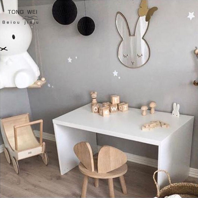 Cartoon Kinderen Spiegel Creatieve Gat Gratis Spiegel Slaapkamer Badkamer Veiligheid Anti Muur Spiegel