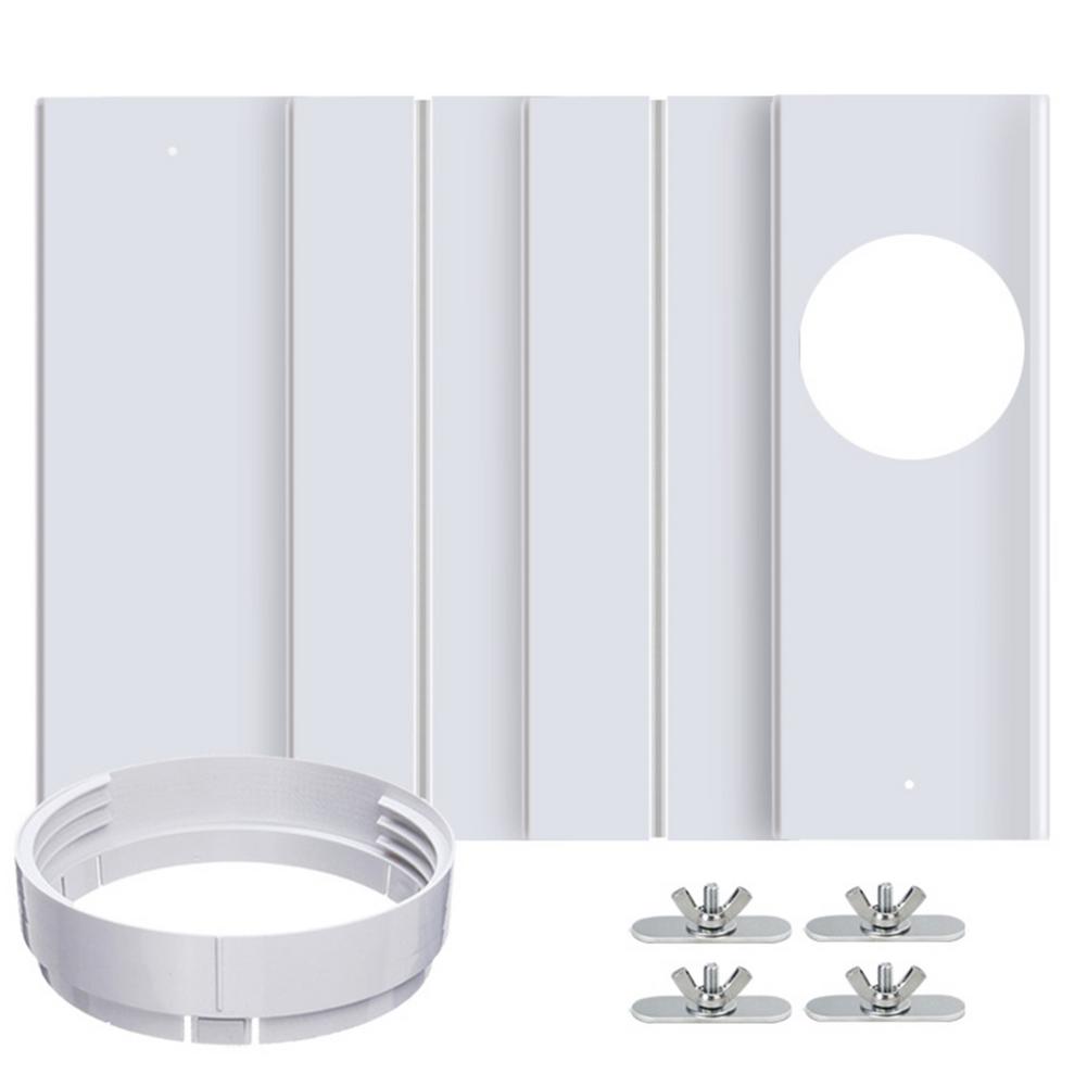 Portable Air Conditioner Window Air Lock Vent Seal Plate Window Sliding Door Sealing Kit Air Conditioners Air-Conditioning Units