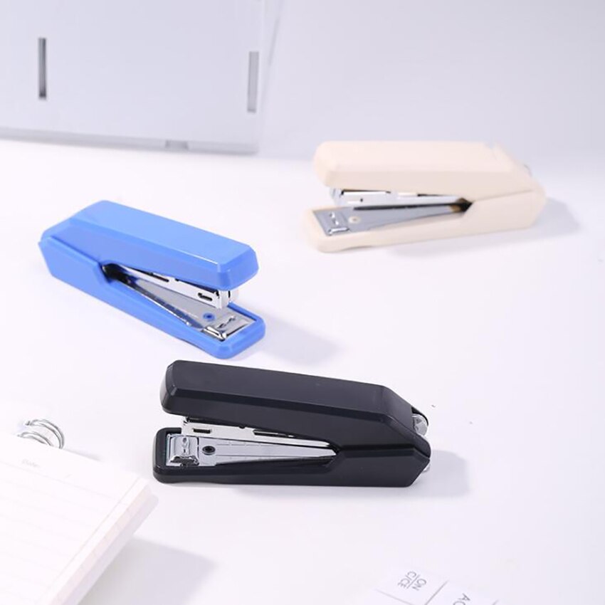 Mini Office School Stapler, 2-12 Sheet Capacity, One Finger Press, Labor Saving Manual Stapler with Staples Remover, 10# Staples