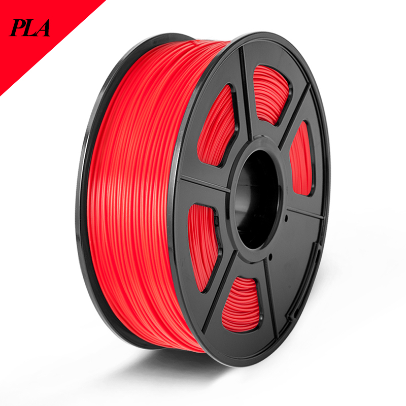 1.75mm PLA /PLA Plus 3D Printer Filament For FDM 3D Printer 1KG With Spool 100% No Bubble Non-toxic PLA /PLA+ Filament: PLA Red