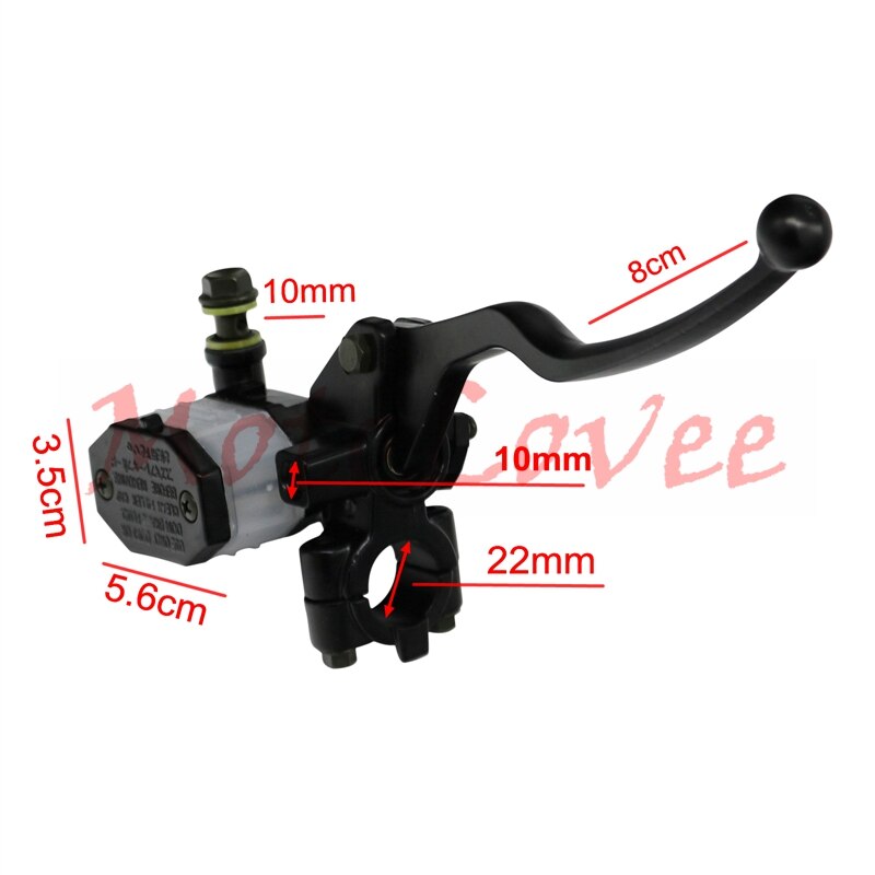 Motorcycle Front Wheel Cylinder Disc Brake Hydraulic Pump Assy Motorbike Up Pump Level For Suzuki 125cc GN125 GS125 Handle Brake