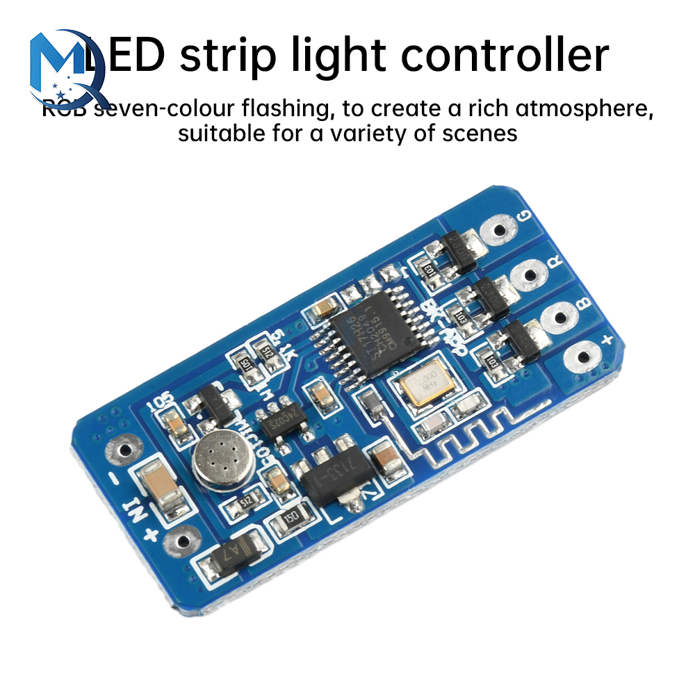 5V 12V 24V RGB Colorful Flashing Module LED Strip Light Controller Color Changing Ambient Lights