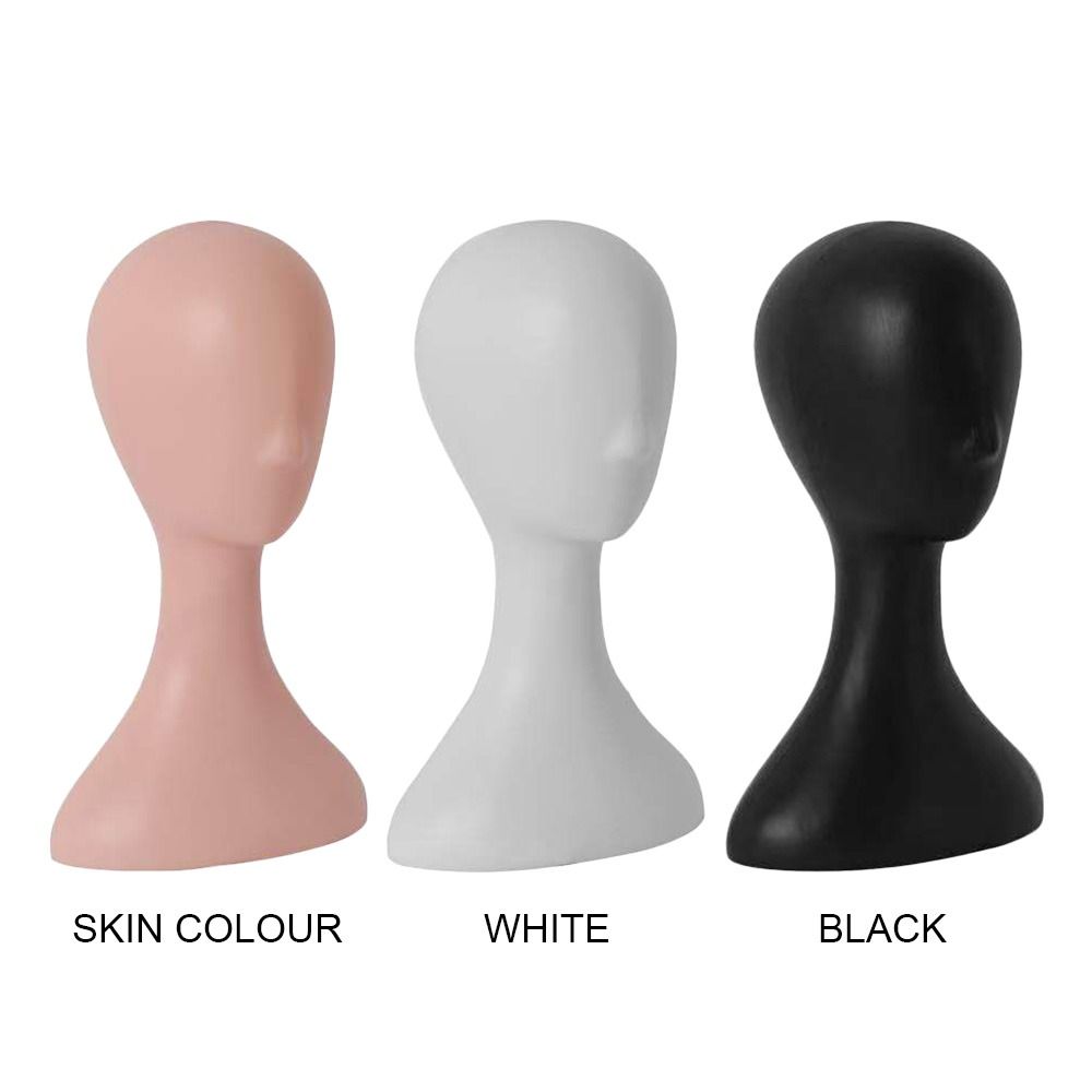 Female Model Wig Hat Scarf Manikin Head Model Display Frame Accessories Female Head Props