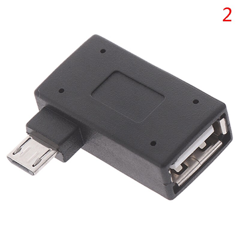 Micro Adapter Usb 2.0 Micro Otg Voeding Poort 90 Graden Haakse Usb Otg Adapters Vrouw Naar Man: A2