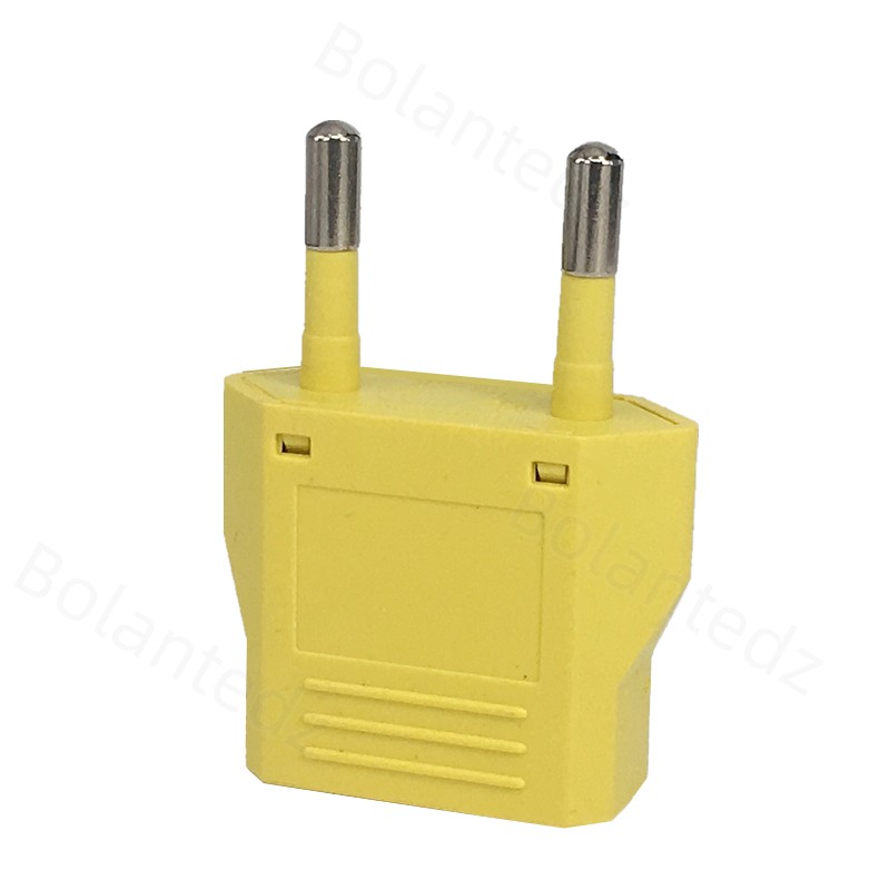 UNS Zu EU AC Stecker Adapter Konverter Amerikanischen Japan USA Zu Euro Europäischen Typ C Reise Adapter Steckdose: gelb
