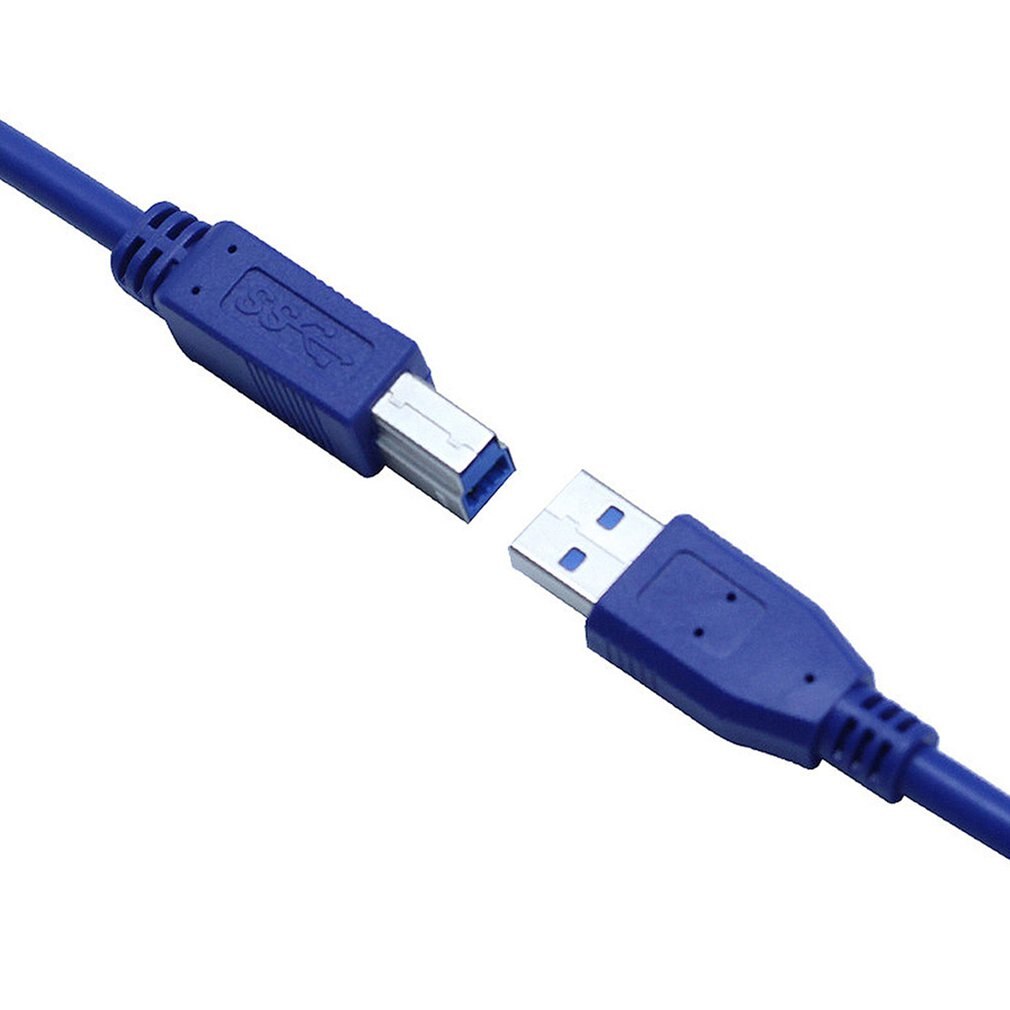 Usb 3.0 Printer Kabel Type A Male Naar B Male Scanner Kabel High Speed Zwart Verlengkabel Printer Kabel 1 meter, 3 Meter,5 Meter
